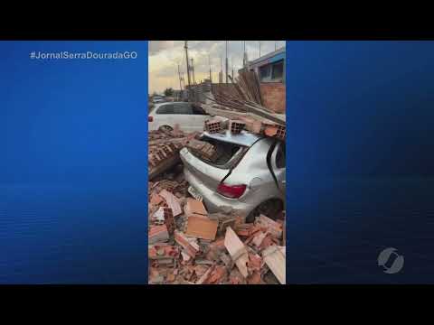 Chuva forte atinge Santa Helena de Goiás