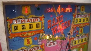 Bally's 1965 "Band Wagon" Pinball Machine, very creative Ted Zale Design!