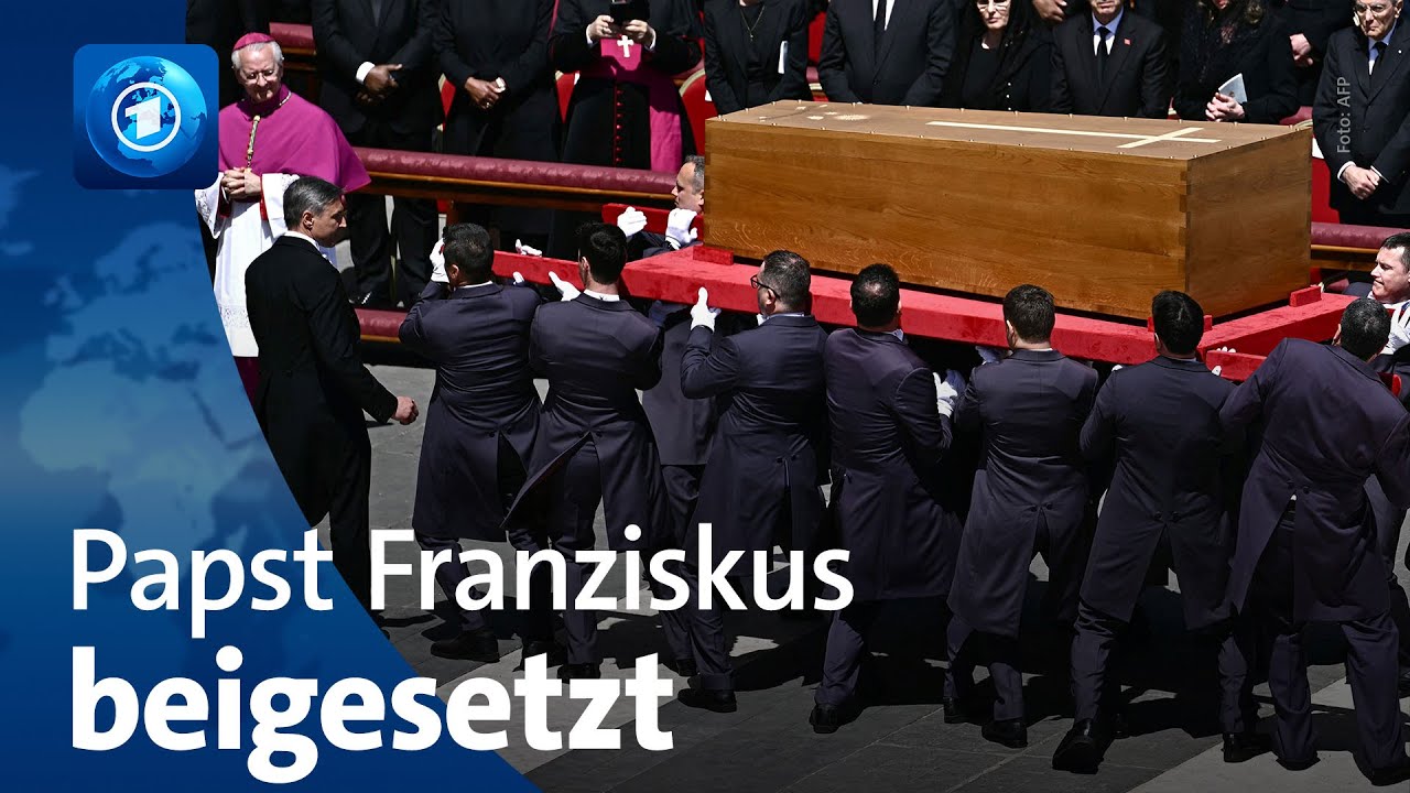 Papst Franziskus in Rom beigesetzt