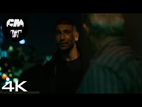 "Semper Fi" - The Punisher & Daredevil Rooftop Scene | Daredevil S2E3 (4K)