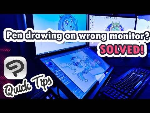 YouTube video about: How to move clip studio paint to another monitor?