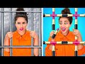 HOW TO BRING MAKEUP TO JAIL || Cool Ideas To Makeup Anything Anywhere by 123 GO!