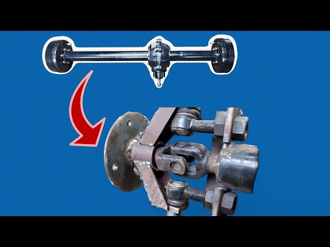 Rear Differential convert to front differential | Homemade 4x4 Mini Jeep Rock Crawler 4WD  p2