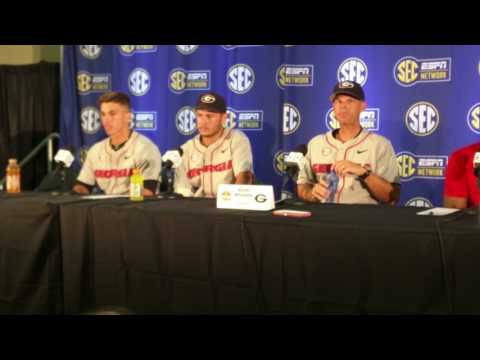 Georgia Bulldog baseball Mississippi State post game