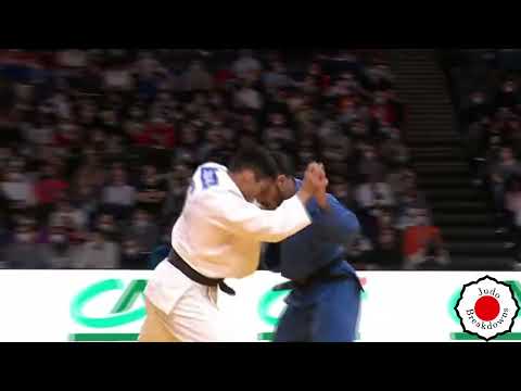 Sotaro Fujiwara vs. Zebeda Rekhviashvili - U81 Mens Judo Grand Slam Paris 2022