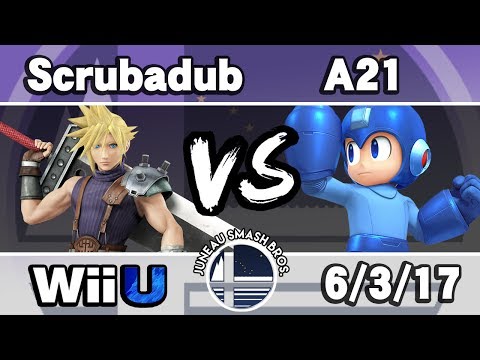 JSB Smash 4 Summer Ranbats #2 - Scrubadub (Cloud) vs. A21 (Mega Man/Marth)
