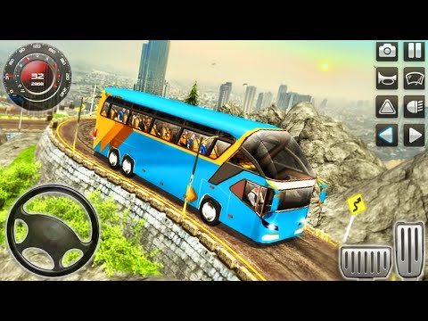 Real Uphill Offroad Bus Driving Simulation 2019 - Android Gameplay FHD