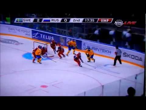 2013 WJC Day 9 Highlights: Russia vs. Sweden (Semifinal)