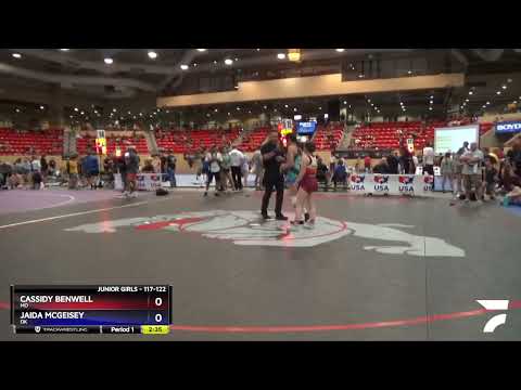 117-122 Lbs Round 2 - Cassidy Benwell, MO Vs Jaida McGeisey, OK 26f0