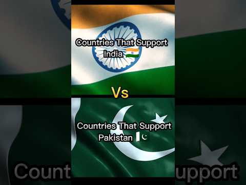Countries That Support India vs Pakistan #shorts #viral #india #russia #pakistan