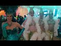 Las Vegas Showgirls And Strolling Champagne Dresses