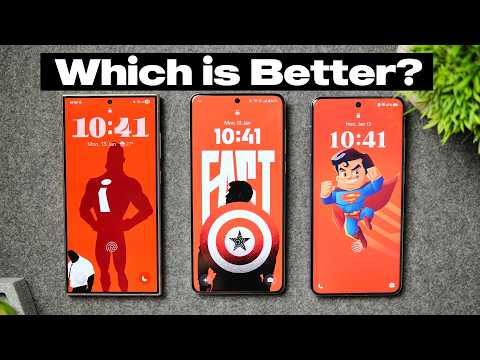 Galaxy S24 Ultra (One UI 7) vs OnePlus13 (OxygenOS 15) vs Vivo X200 Pro (OriginOS 5) Animations Test