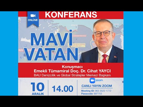 ERUSAM Konferans: Mavi Vatan (Doç. Dr. Cihat YAYCI)-(10.12.2020)