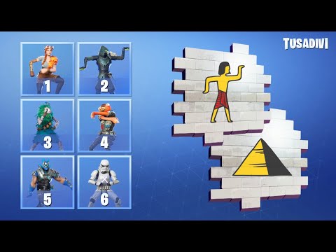 ADIVINA EL BAILE DE FORTNITE CON EMOJIS - 2 TESTS - FORTNITE CHALLENGE | tusadivi