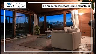 Immobilienfilm Edlibach (ZG) | 4.5 Zimmer Terrassenwohnung mit Seesicht