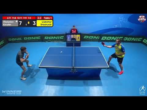 08:00 Vladyslav Kaluhin 2 - 3 Liubomyr Sheshurak West 1 WIN CUP 02.12.2022 | TABLE TENNIS WINCUP