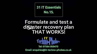 IT Techno-Phobes Limited Tip 15 – IT Support Services In Bromsgrove
