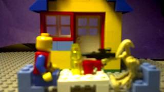 Lego The Battle Droid Walks Through the Neighborhood
