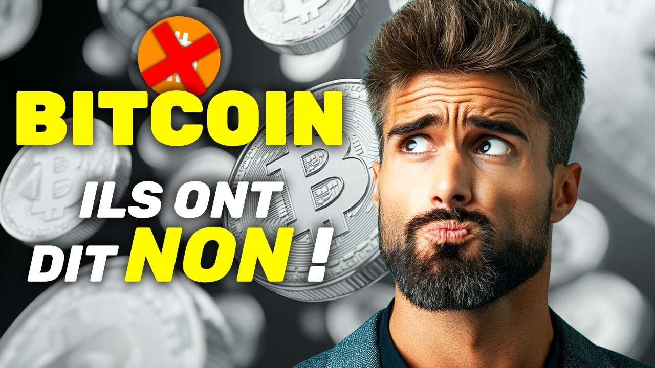 BITCOIN 🚨 ILS ONT DIT NON ?! ❌