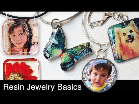 Resin Jewelry Making for Beginners: Basic Techniques - CAST, DOME, BEZELS and making jewelry!