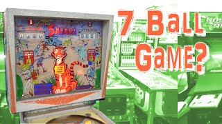 Bally's SAFARI Is A 7 BALL Pinball Machine?