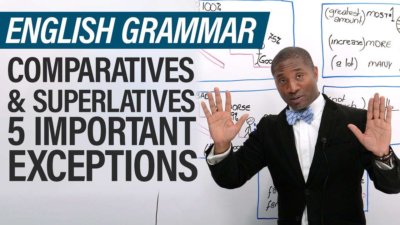 Exceptional English. Comparatives video