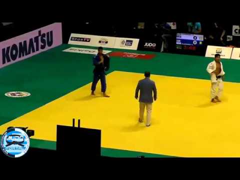 World Judo Championships Rio 2013 -66kg CHIBANA Charles (BRA) - FLICKER Tal (ISR)