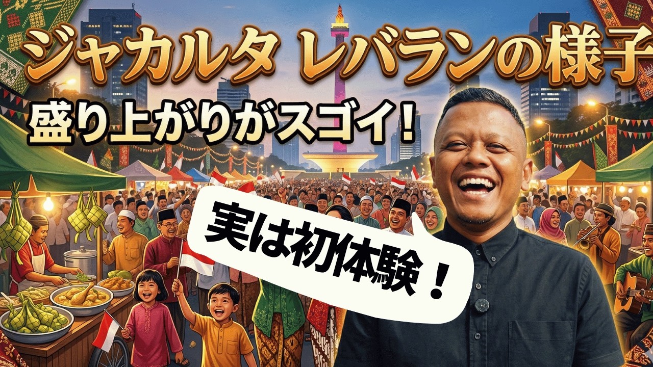 人生初の「ジャカルタレバランでした」(インドネシア語字幕) by Harinya Japanesia