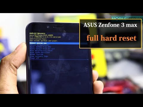 ASUS Zenfone 3 max full hard reset