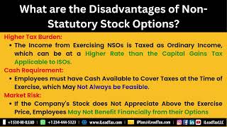 Oct 02, Thursday - About Non-Statutory Stock Options