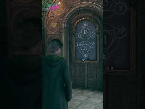 ⚡HOW TO OPEN the Number Doors in HOGWARTS LEGACY #short #hogwartslegacy #guide