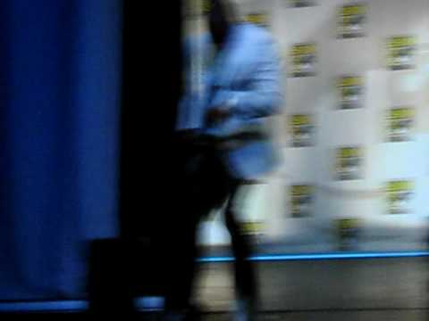 Dule Hill tap dances