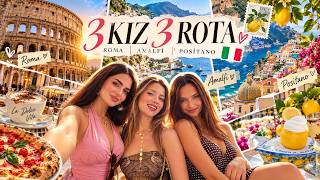 ROMA'YA GITTIĞIMIZE PİŞMAN OLDUK 🏛️ ROMA - AMALFI - POSITANO 💚🤍❤️ITALYA TATILI i