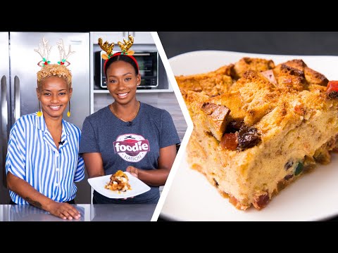 How To Bake Coconut Almond Bread Pudding | Foodie Nation x Trini Food Designer - Arlene