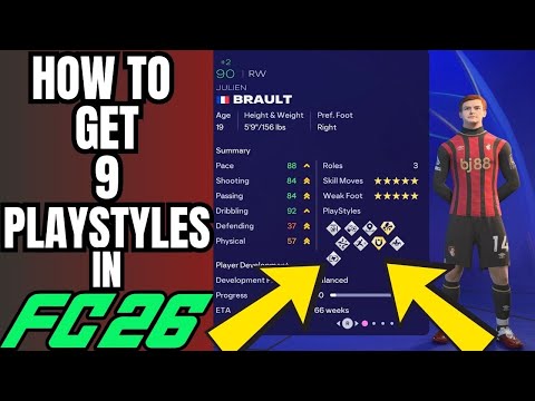 How To Get 9 PLAYSTYLES in FC26!