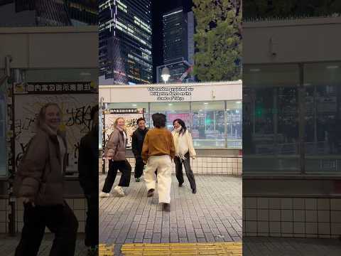 Thisnrandom guy joined our bridgerton dance on the streets of Tokyo #bridgerton #bridgertonnetflix