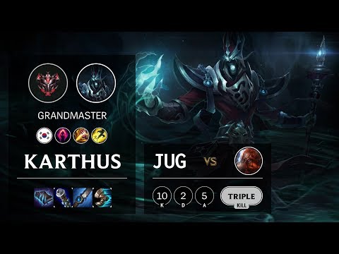 Karthus Jungle vs Gragas - KR Grandmaster Patch 10.4