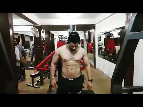 Hot Beard Hunk gym