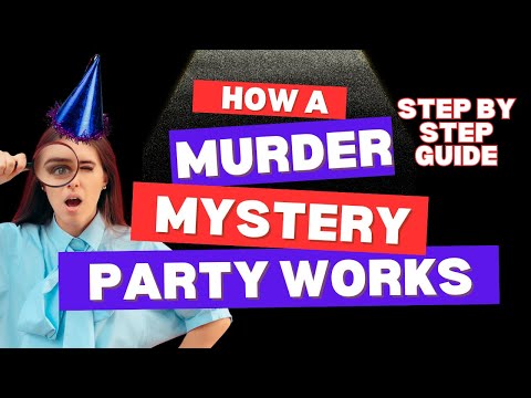 How a Murder Mystery Party Works:  Step-by-Step Guide for an Unforgettable Experience!