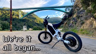 12000watt Ebike ride under suicide bridge to San yenez river.( best ride ever!)