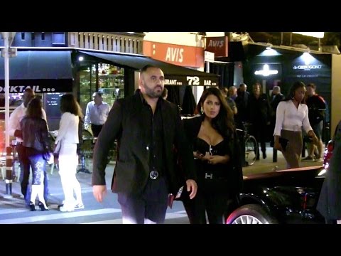 EXCLUSIVE: Ayem wonders around at night in Cannes