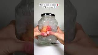 This is how you peel an Apple in 10 seconds 🍎💨