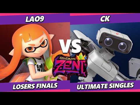 ZENT: KoSC LOSERS FINALS - LAO9 (Inkling) Vs. CK (ROB) Smash Ultimate - SSBU