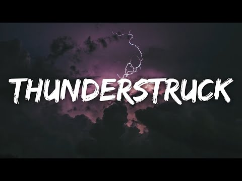 AC/DC - Thunderstruck (Lyrics)