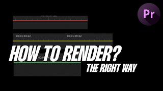 PRE RENDER Premiere Pro TIMELINE For Smooth Real-Time Playback | Red, Yellow & Green Bars Explained