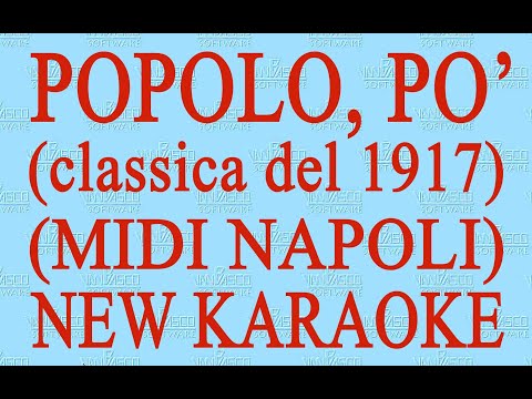 Popolo po' - Midi Napoli - New Karaoke - Antologia della canzone napoletana