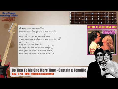 🎻 Do That To Me One More Time - Captain & Tennille Bass Backing Track with chords and lyrics