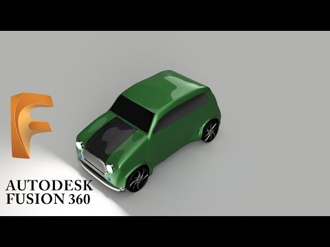 Mr. Bean Car Rendering in Fusion 360
