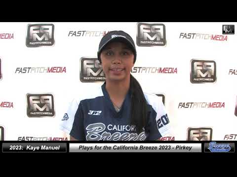 2023 Kaye Manuel Committed Dominican University Shortstop and Outfield Softball Skills Video