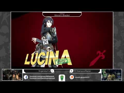 GUMS 13 Singles (Winner's Bracket) - Kogarasuma (Lucina) vs FS ShampooMaster (Falcon)